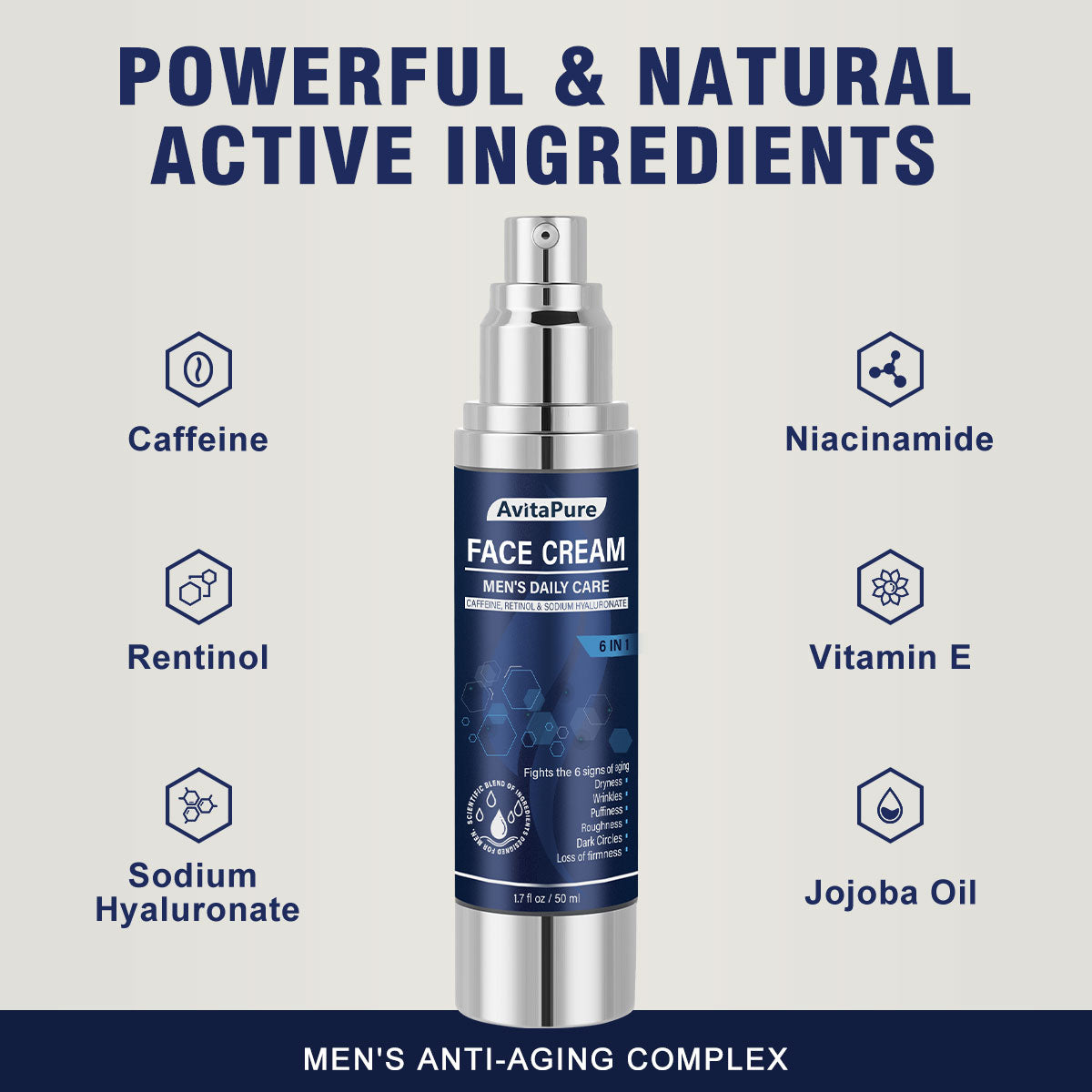 AvitaPure 6-IN-1 MEN’S DAILY PERFORMANCE CREAM