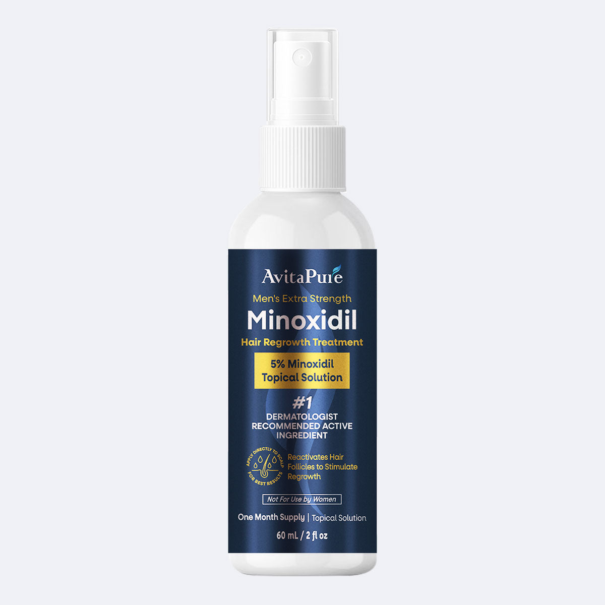 AvitaPure Men's 5% Minoxidil Hair Growth Spray