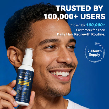 AvitaPure Men's 5% Minoxidil Hair Growth Spray
