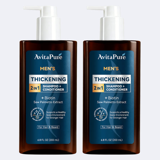 AvitaPure 2-IN-1 MEN’S SCALP & BEARD THICKENING SHAMPOO
